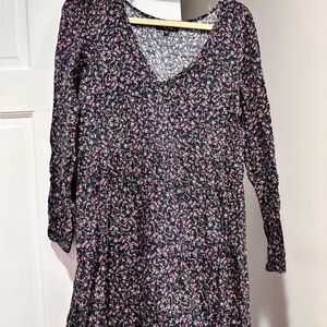Trixxi Floral V-Neck Dress
